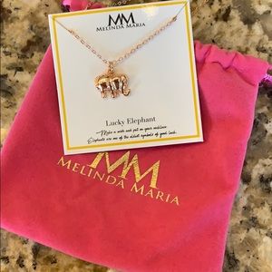 Rose Gold Elephant Lucky Necklace
